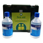 First Aid Kit + 2 x 500ml Eyewash